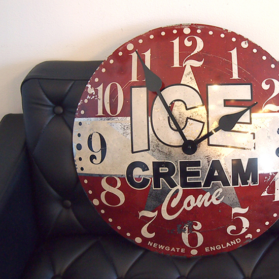 NEWGATE Ice cream advertising clock CLOCK | ARTWORKSTUDIO 公式